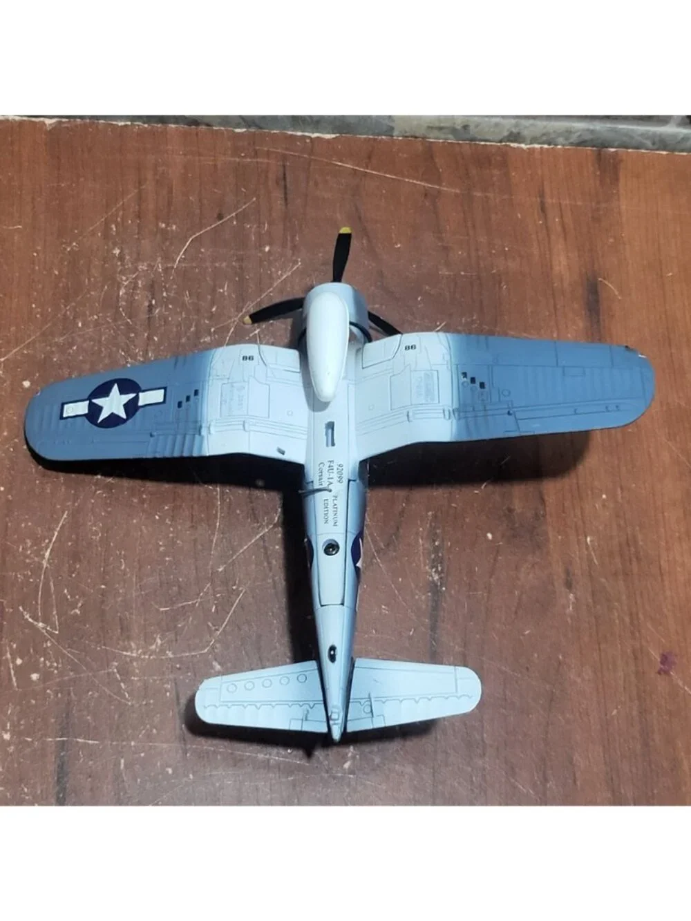 Assembled Airplane Model Kit Vought F4U Corsair Fighter Plane